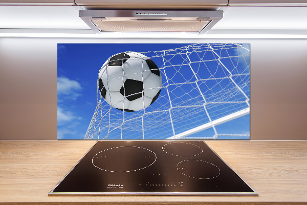 Spatplaat keuken De bal ligt in het doel.