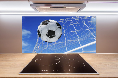 Spatplaat keuken De bal ligt in het doel.