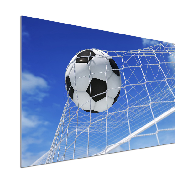 Spatplaat keuken De bal ligt in het doel.