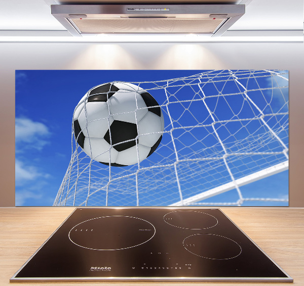 Spatplaat keuken De bal ligt in het doel.