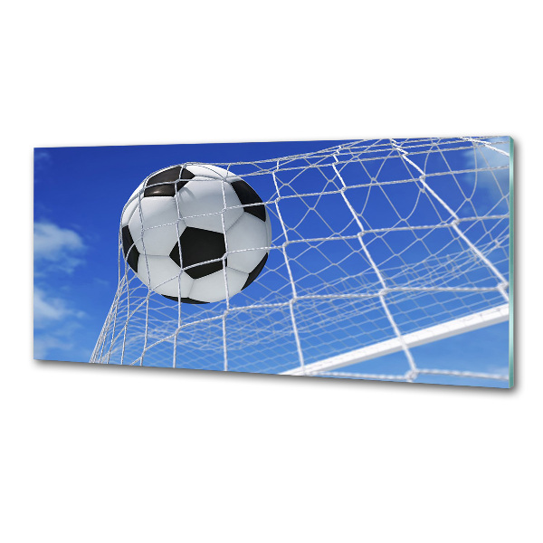 Spatplaat keuken De bal ligt in het doel.