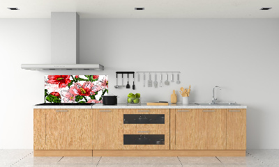 Keuken achterwand Hibiscus