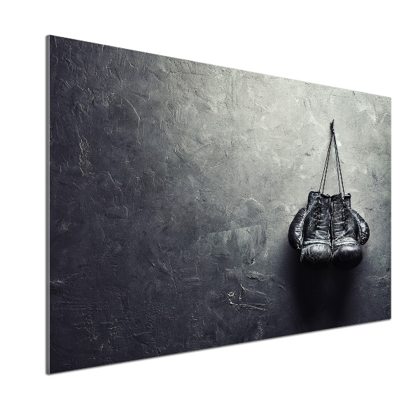 Glazen achterwand keuken Bokshandschoenen