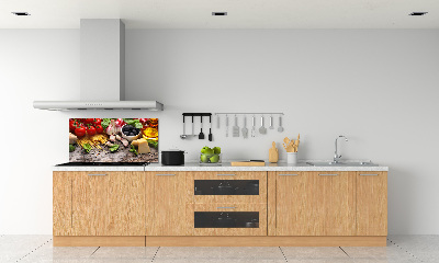Spatscherm keuken Italiaans eten
