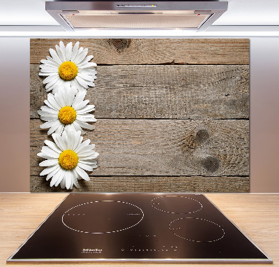 Spatplaat keuken Madeliefjeshout