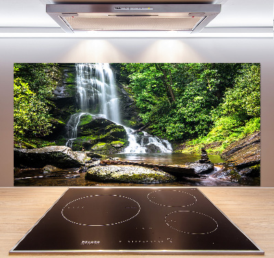 Spatplaat keuken Waterval in het bos