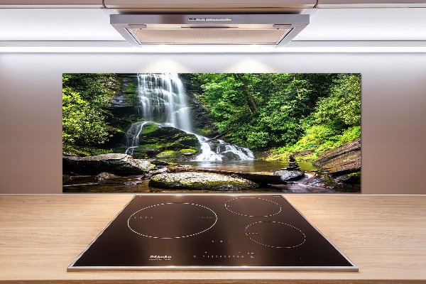 Spatplaat keuken Waterval in het bos