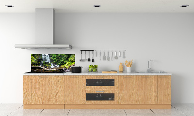 Spatplaat keuken Waterval in het bos
