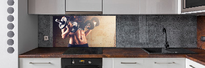 Keuken achterwand Spieropbouw