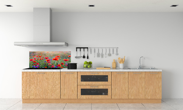 Achterwand keuken Wilde bloemen