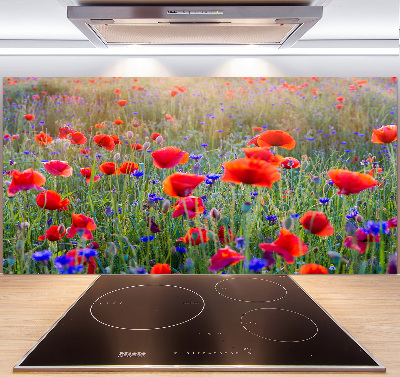 Achterwand keuken Wilde bloemen