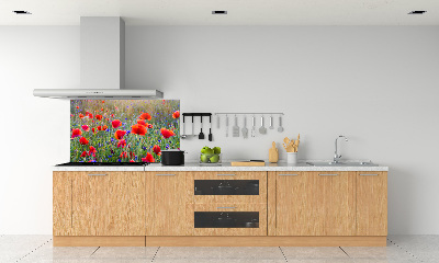 Achterwand keuken Wilde bloemen