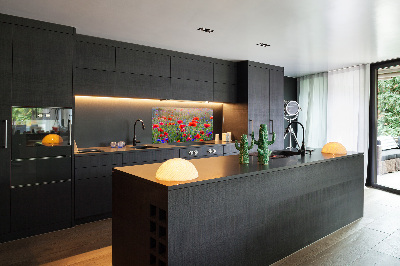 Achterwand keuken Wilde bloemen