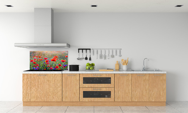 Achterwand keuken Wilde bloemen