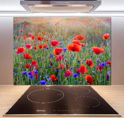 Achterwand keuken Wilde bloemen