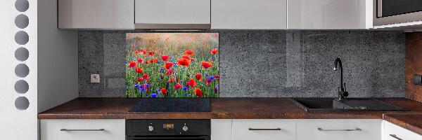 Achterwand keuken Wilde bloemen