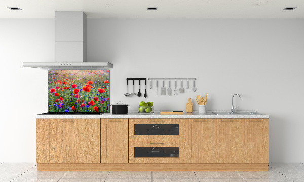 Achterwand keuken Wilde bloemen