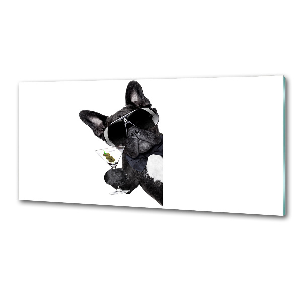 Spatplaat keuken Martini Dog