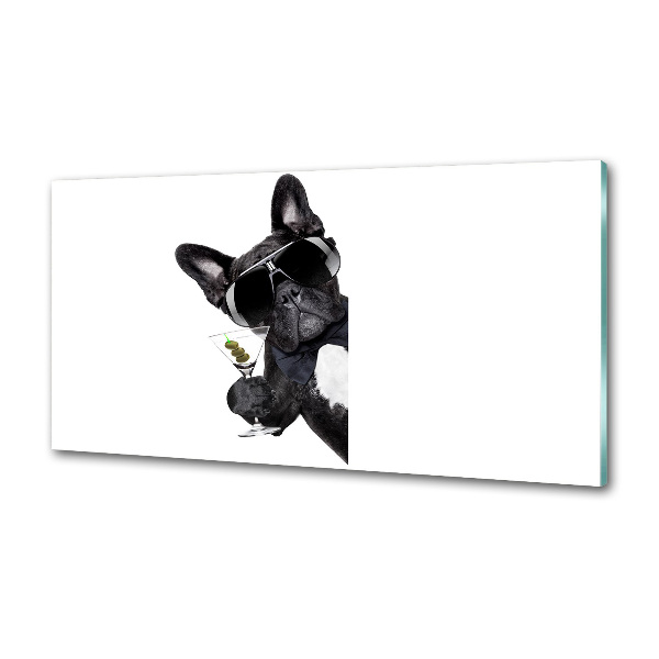 Spatplaat keuken Martini Dog