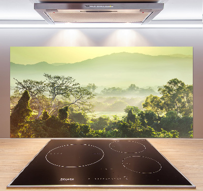 Spatplaat keuken jungle