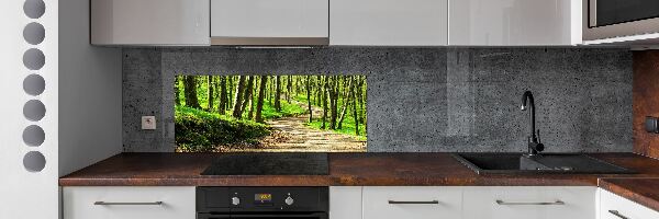 Keuken achterwand Pad in het bos
