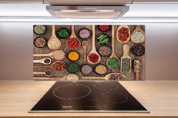 Spatplaat keuken Specerijen en kruiden