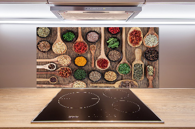 Spatplaat keuken Specerijen en kruiden