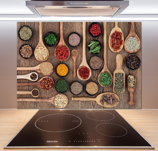 Spatplaat keuken Specerijen en kruiden