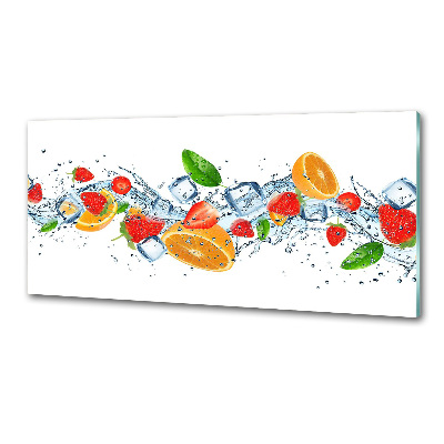 Keuken achterwand Fruit met ijs