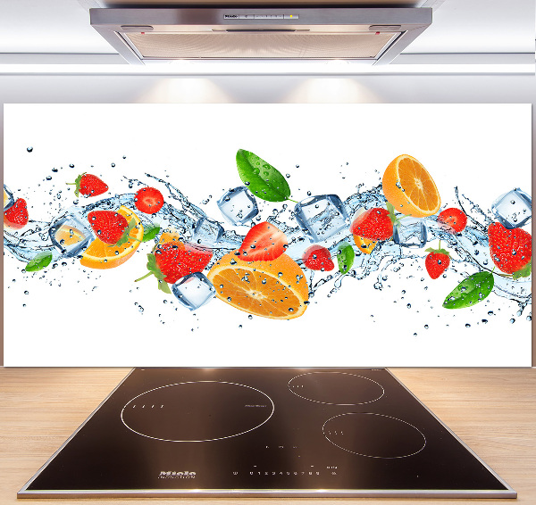 Keuken achterwand Fruit met ijs