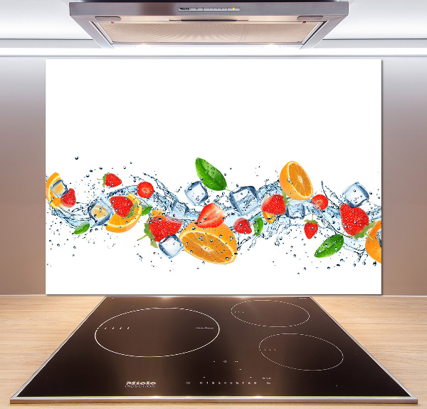 Keuken achterwand Fruit met ijs