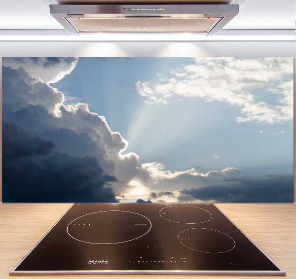 Achterwand keuken Wolken aan de hemel
