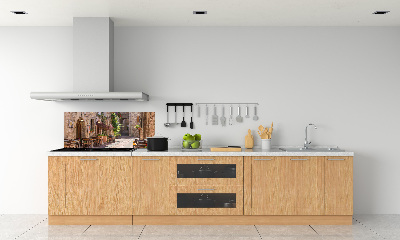Spatscherm keuken Italiaanse straat