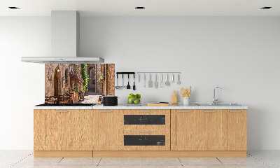 Spatscherm keuken Italiaanse straat