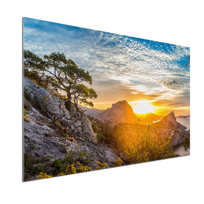 Keuken achterwand Zonsondergang