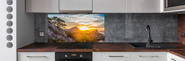 Keuken achterwand Zonsondergang