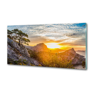 Keuken achterwand Zonsondergang