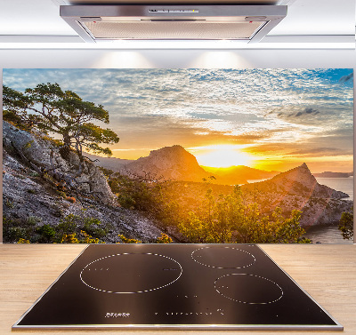 Keuken achterwand Zonsondergang