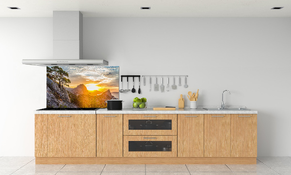 Keuken achterwand Zonsondergang