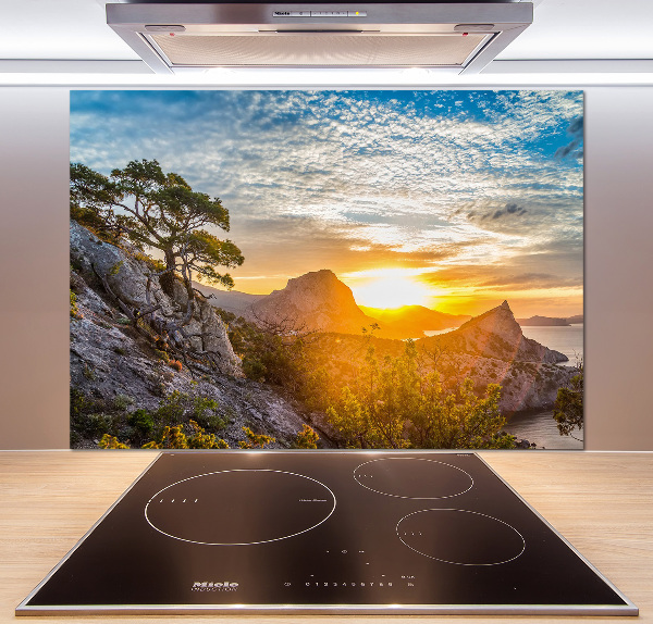 Keuken achterwand Zonsondergang