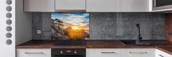 Keuken achterwand Zonsondergang