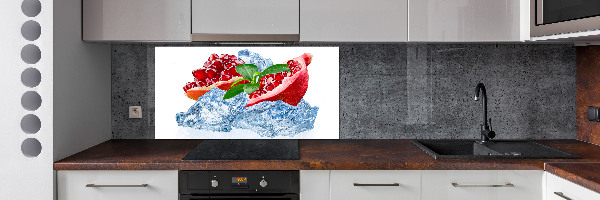 Achterwand keuken Granaatappel met ijs