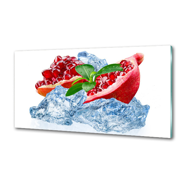 Achterwand keuken Granaatappel met ijs