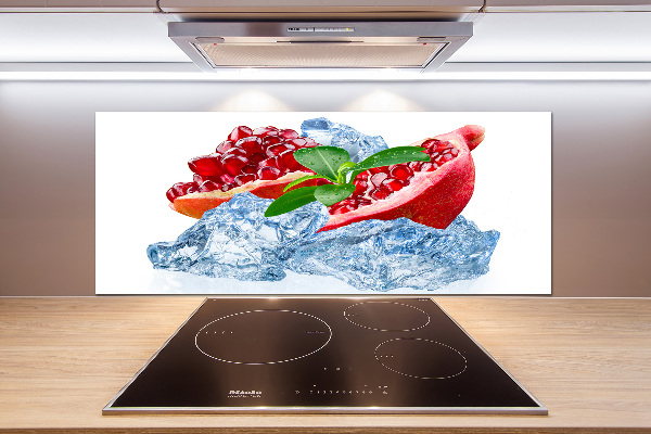 Achterwand keuken Granaatappel met ijs