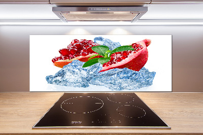 Achterwand keuken Granaatappel met ijs