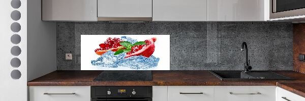 Achterwand keuken Granaatappel met ijs