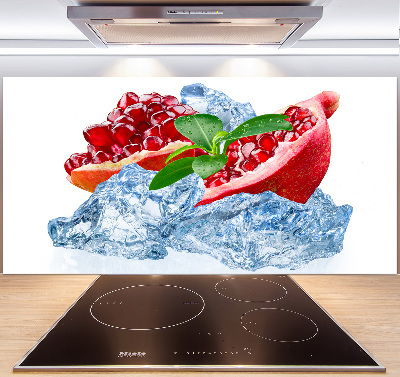 Achterwand keuken Granaatappel met ijs
