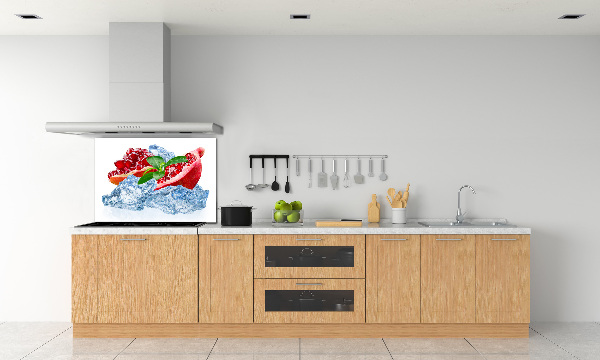 Achterwand keuken Granaatappel met ijs
