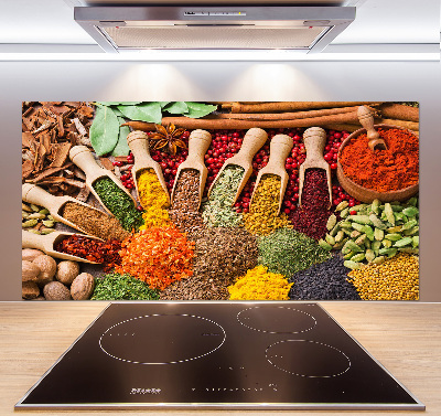 Keuken achterwand Kleurrijke kruiden