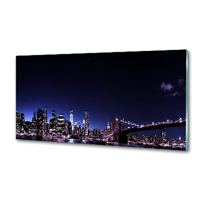 Achterwand keuken Brooklynbrug